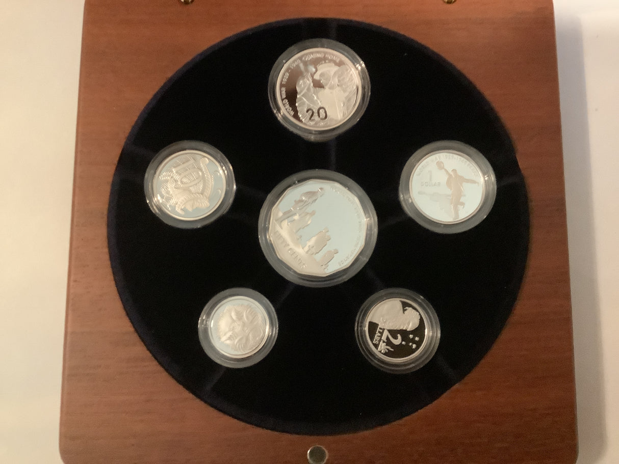 2005 Fine Silver Proof Year 6 Coin Set