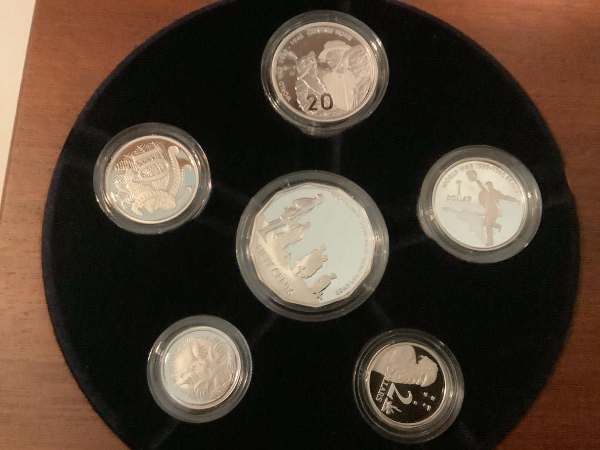 2005 Fine Silver Proof Year 6 Coin Set