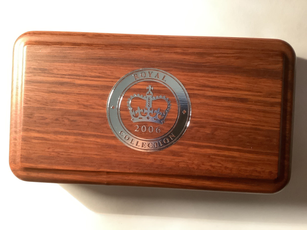 2006 Royal Collection. 50c Selectively Gold Plated Silver Proof 2 Coin Set