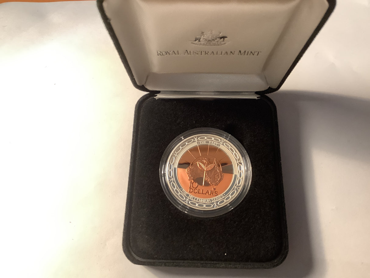 1999 $10 Millennium Coin Series: The Past.