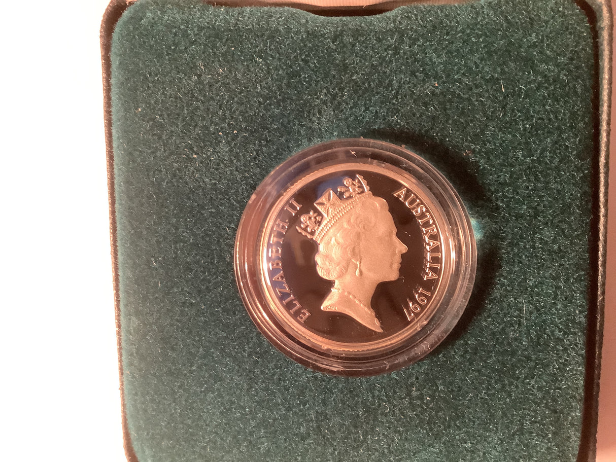 1997 $1 Sir Charles Kingsford Smith Silver Proof Coin