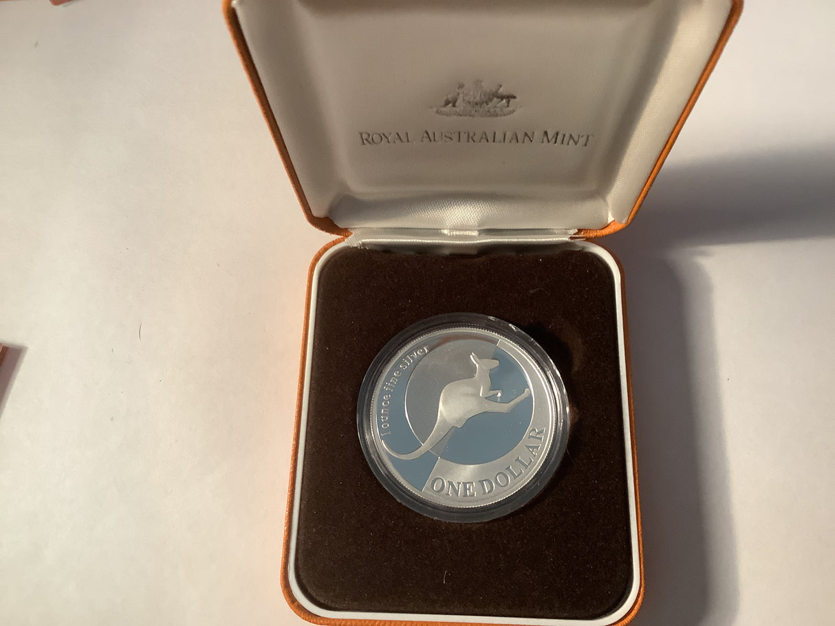 2004 $1 Silver Proof Kangaroo