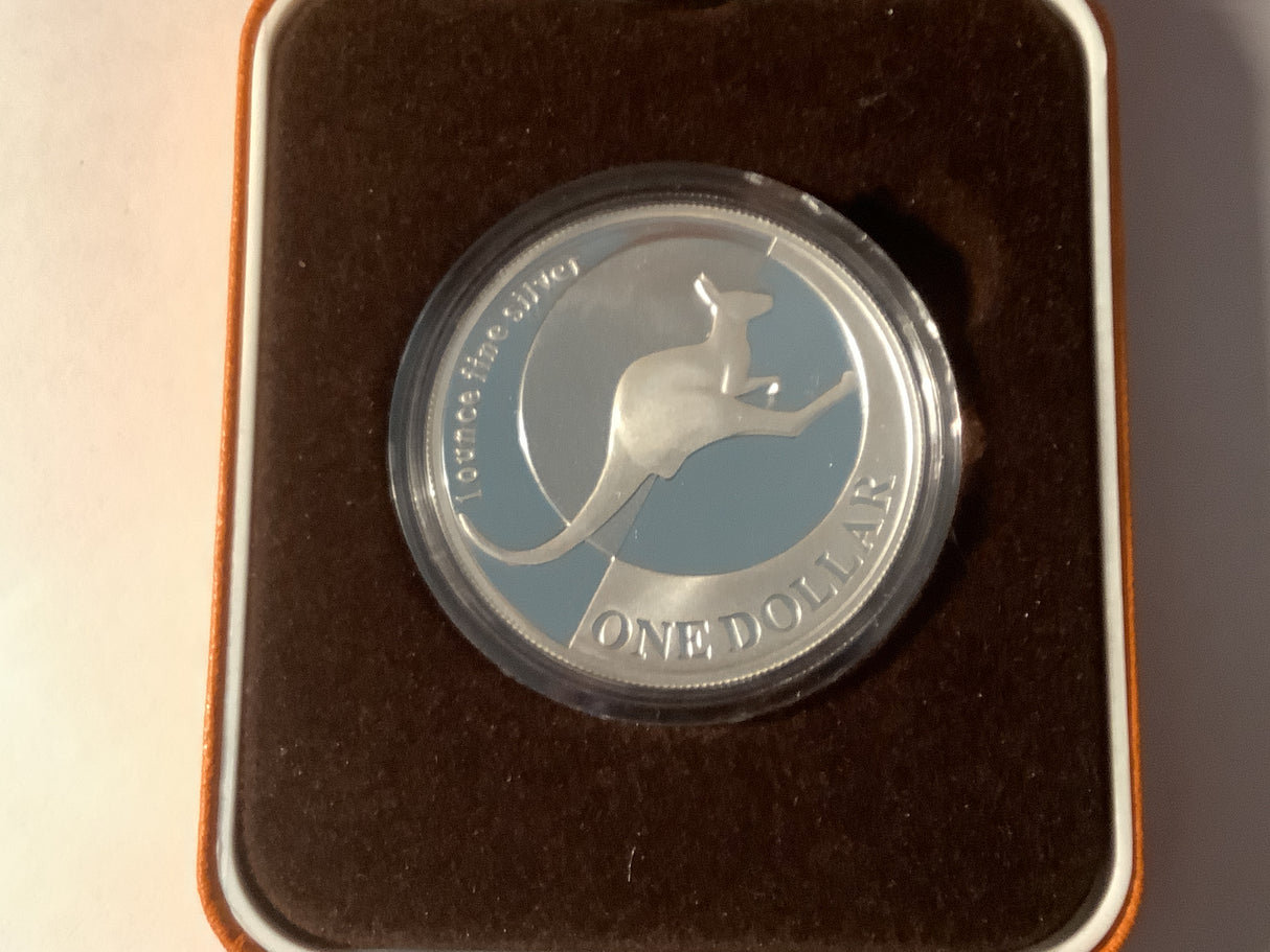 2004 $1 Silver Proof Kangaroo