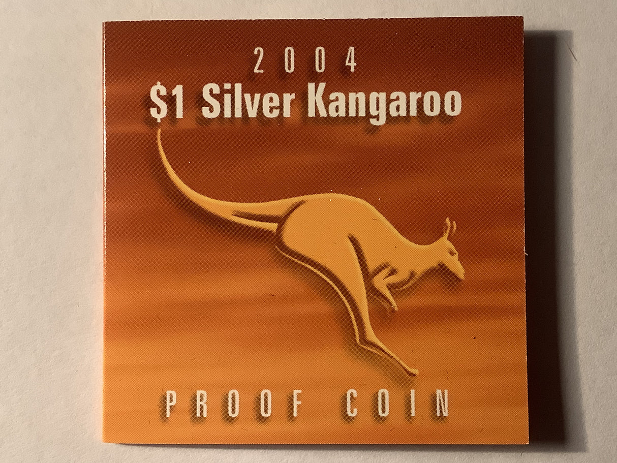 2004 $1 Silver Proof Kangaroo