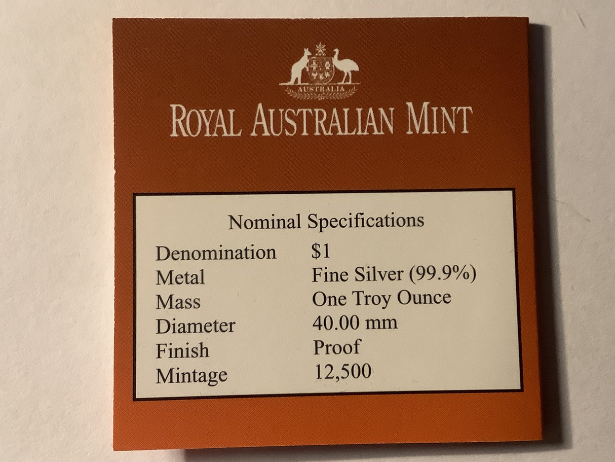 2004 $1 Silver Proof Kangaroo