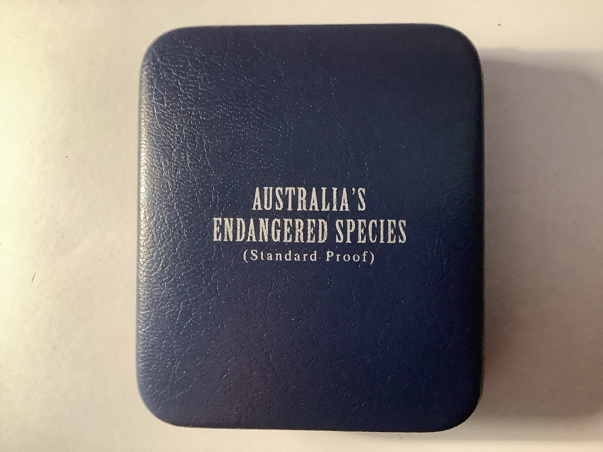 1996 $10 Australia’s Endangered Species Southern Right Whale. Silver Proof.
