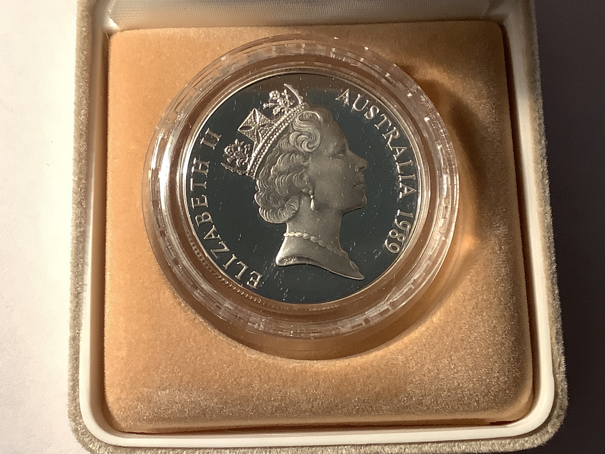 1989 $10 Silver Proof Coin. State Series. Queensland.