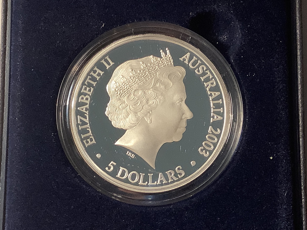 2003 $5 Silver Proof Finale Coin.