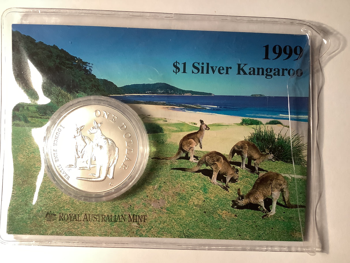 1999 $1 Silver Kangaroo