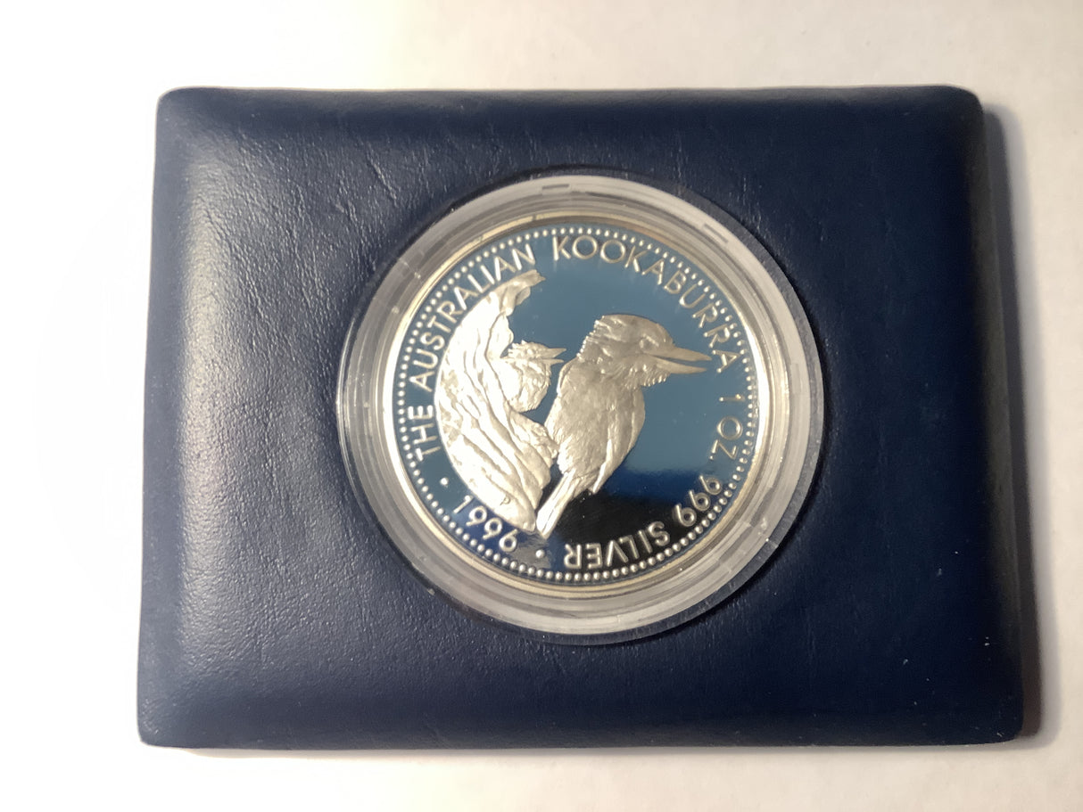 1996 $1 Silver Proof Kookaburra.