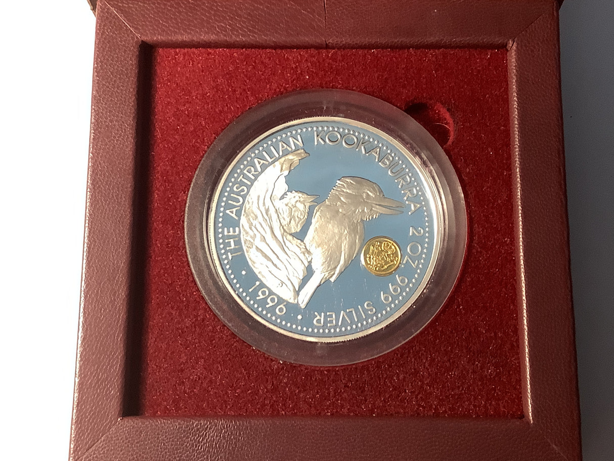 1996 $2 2oz Silver Proof Kookaburra with Johanna Privy.