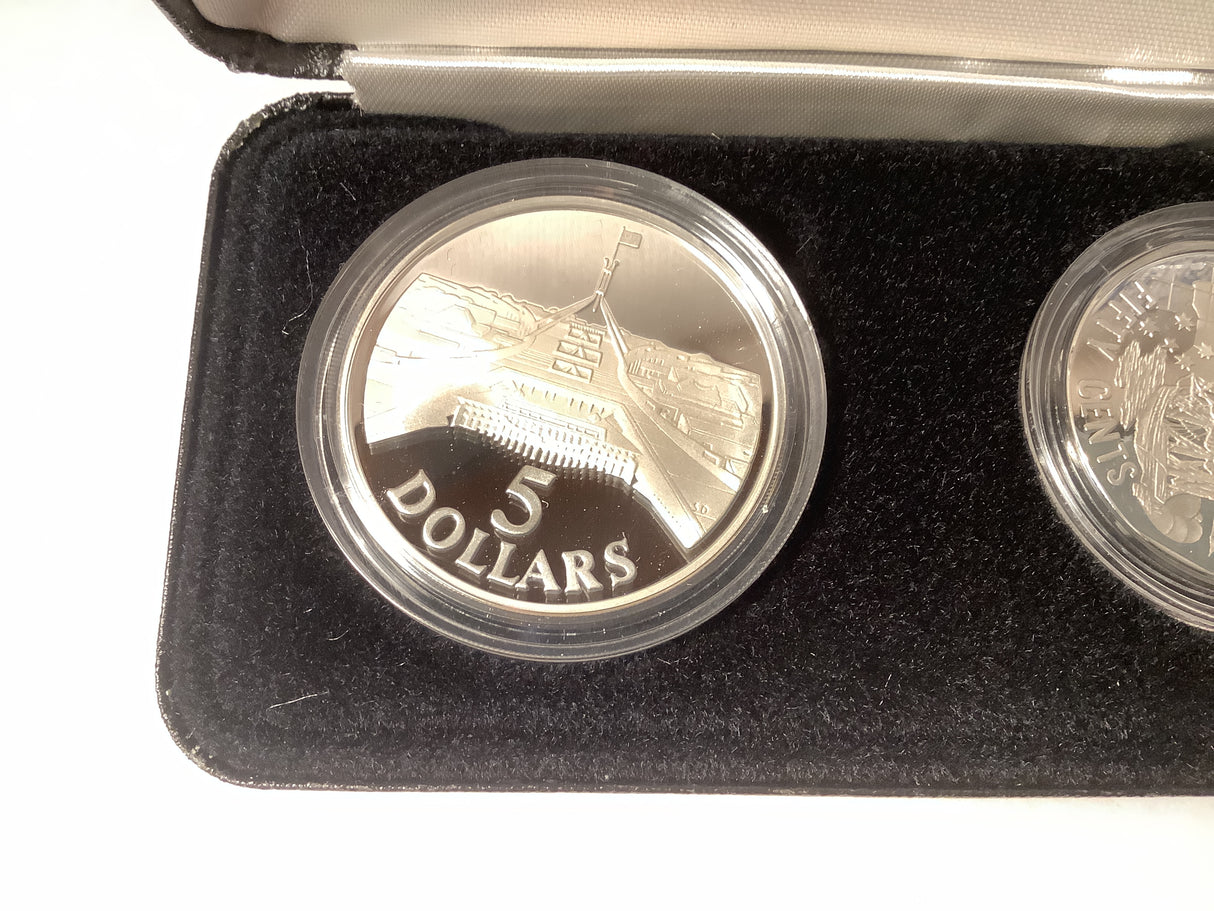 1988 Masterpieces in Silver four Coin Set.