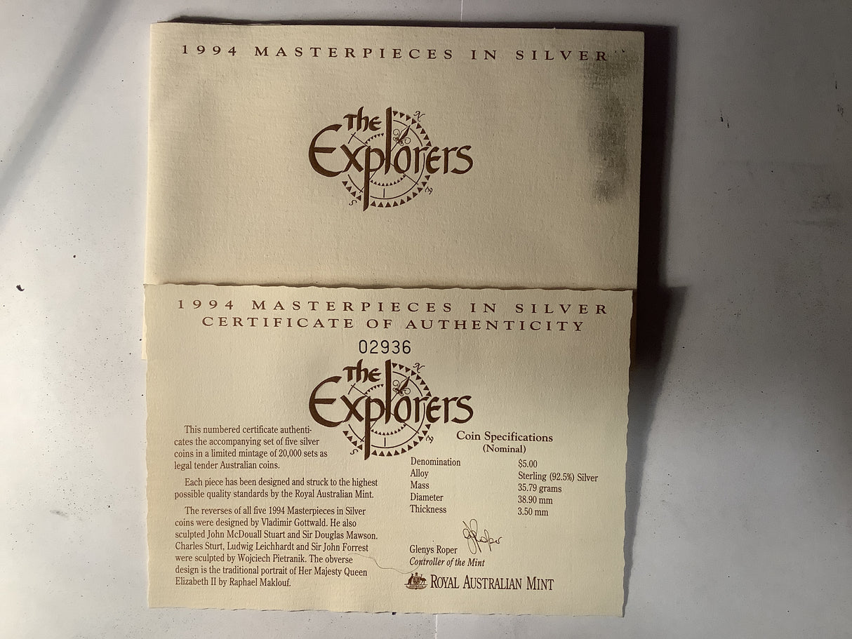 1994 Masterpieces in Silver ‘The Explorers II’