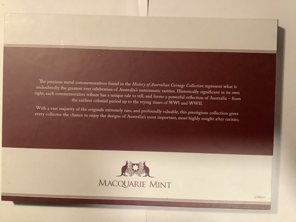 History of Australian Coinage Collection Volume 1.
