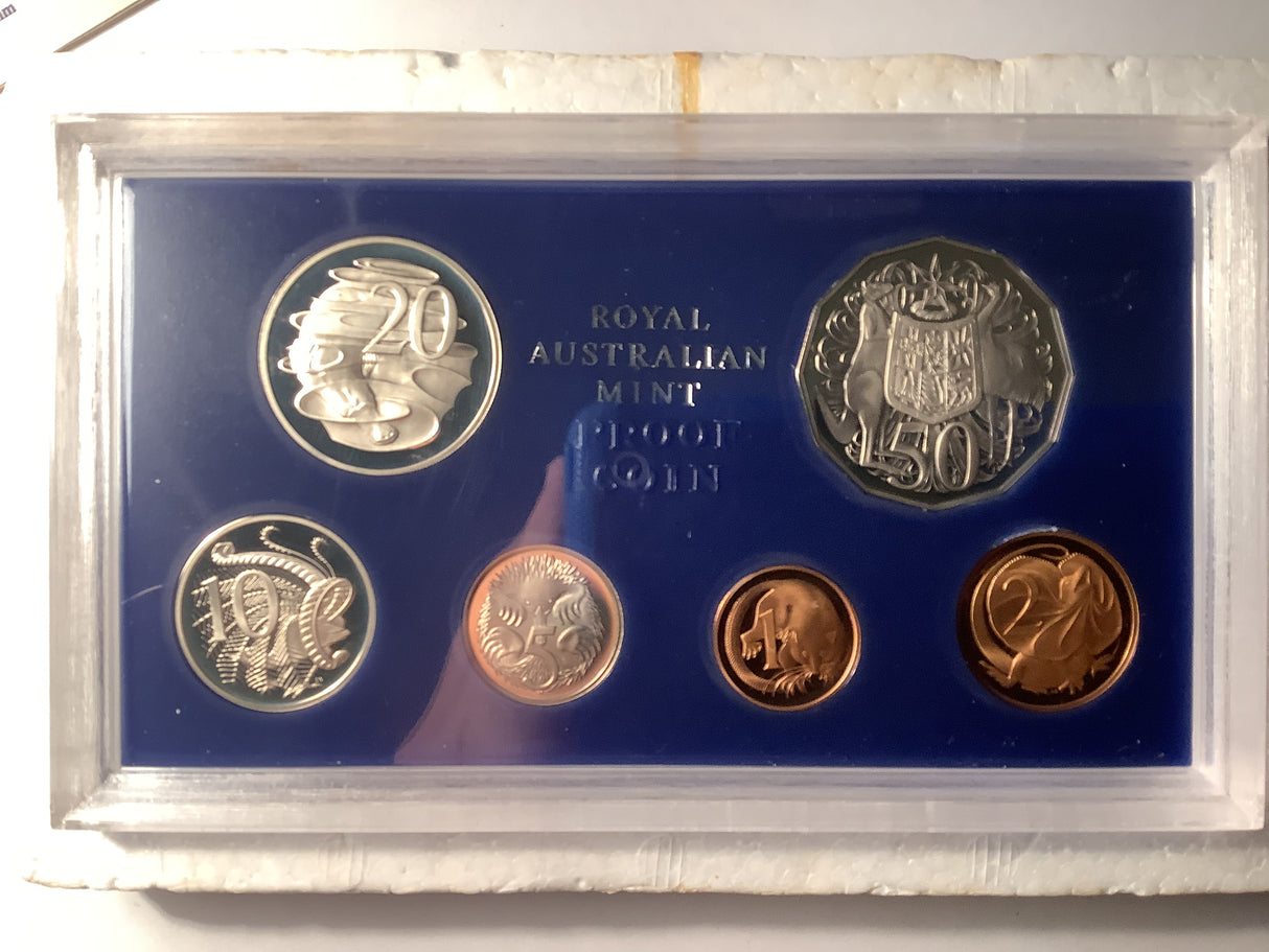 1981 6 Coin Proof Coin Set