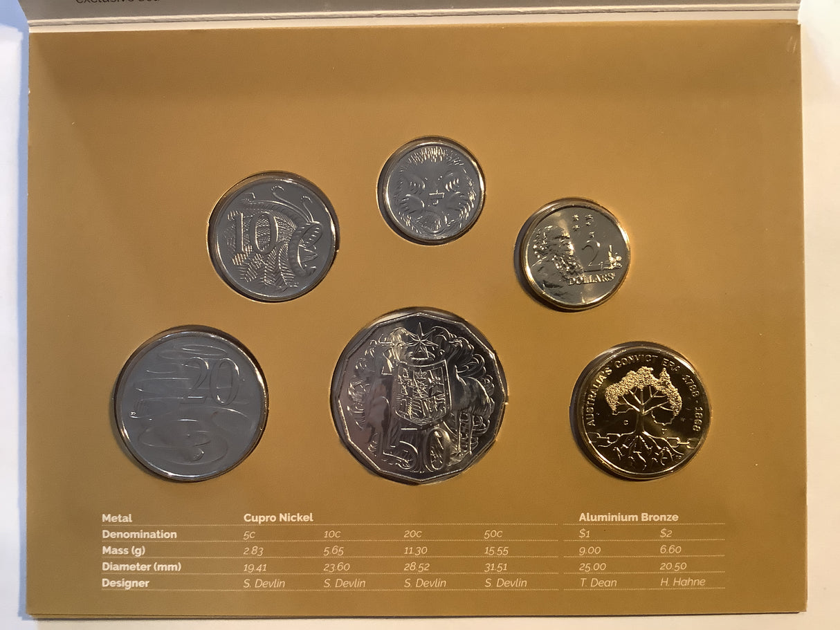 2018 LEGENDS EDITION uncirculated set. Rascals & Ratbags.