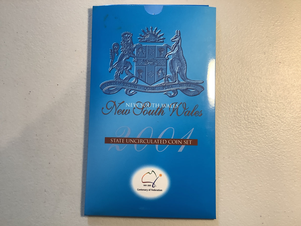 2001 State Series, Uncirculated Coin Set. New South Wales.