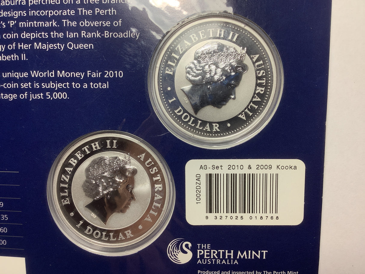 2010 Australian Kookaburra Two-Coin Show Special World Money Fair, Berlin.