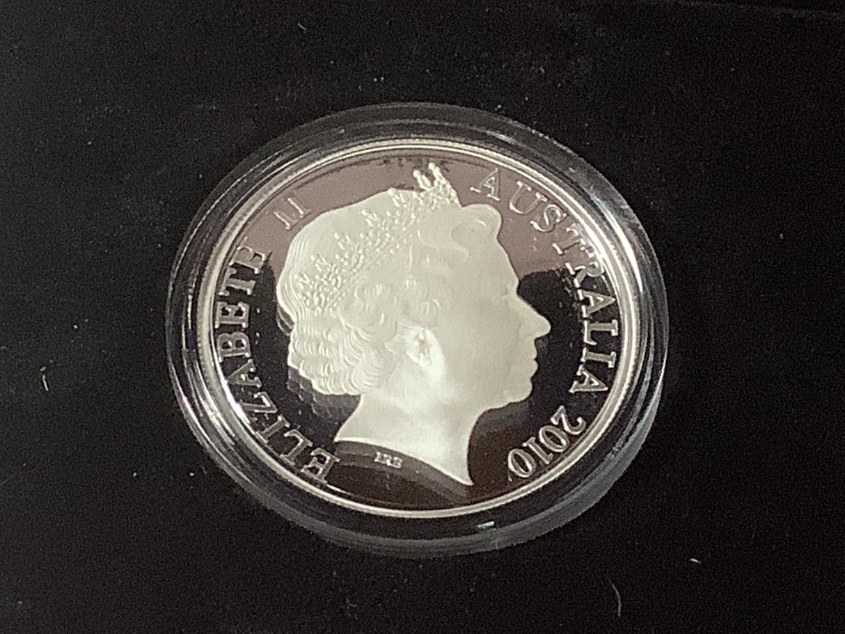 2010 $1 Year of the Tiger Silver Proof Coin.