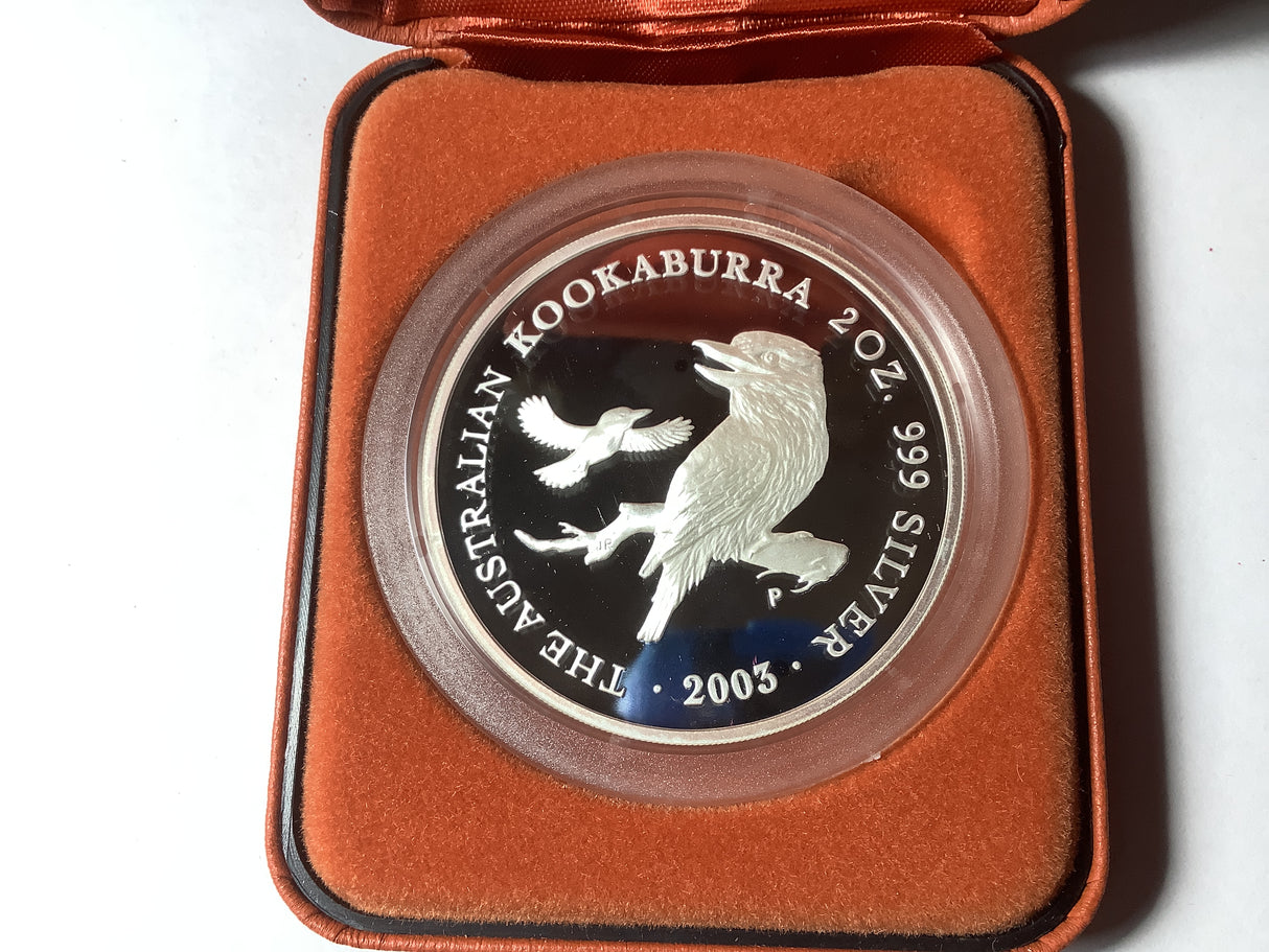 2003 $2 The Australian Kookaburra 2-ounce silver Proof Coin