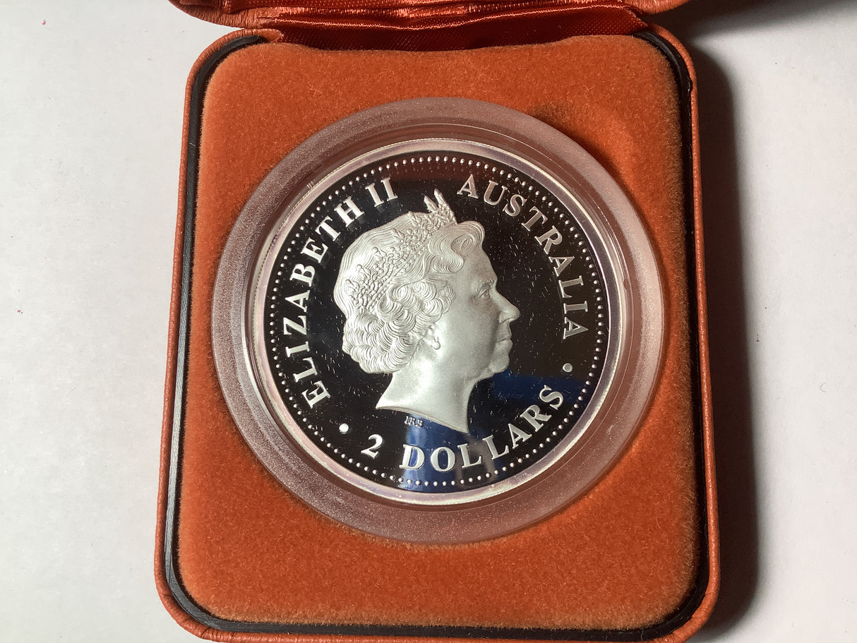 2003 $2 The Australian Kookaburra 2-ounce silver Proof Coin