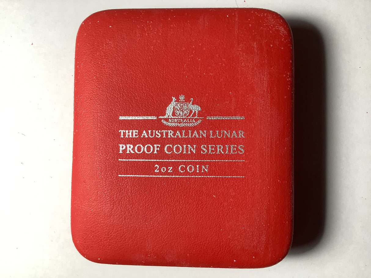 2003 $2 Australian Proof Lunar Silver Coin Series. Year of the Goat 2-ounce Silver Coin.