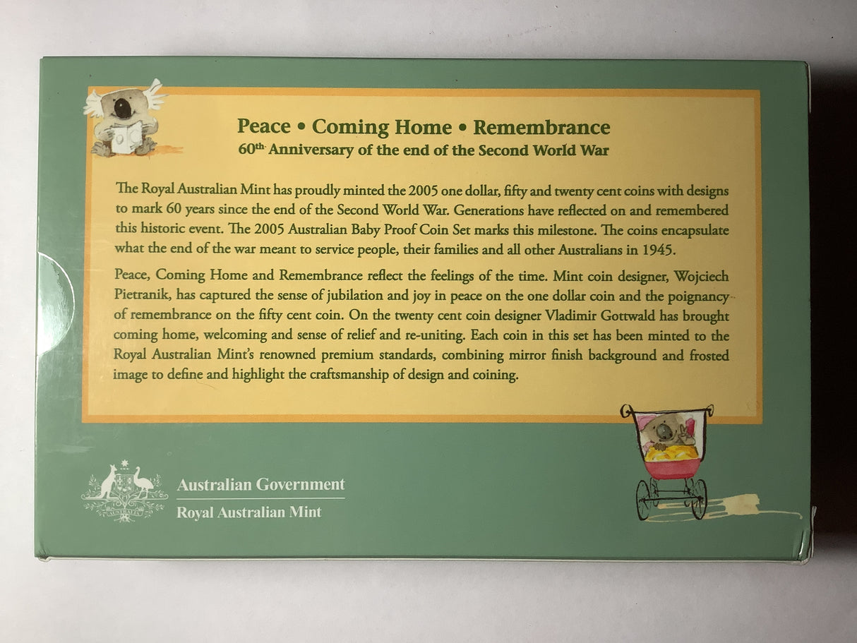 2005 Baby Proof Coin set.