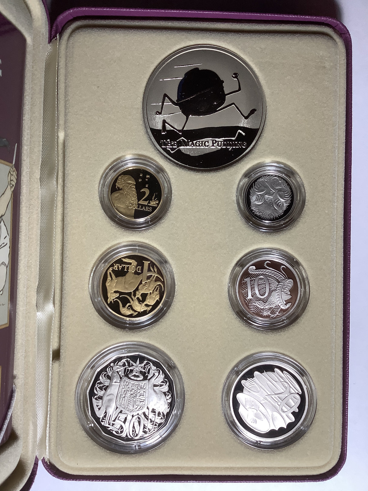 2007 Baby Proof Coin set. The Magic Pudding.