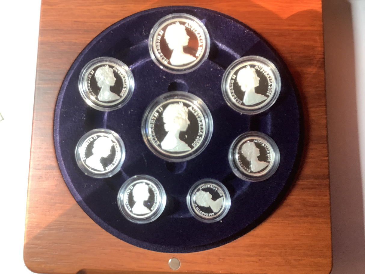 2006 Fine Silver Proof Year Set.