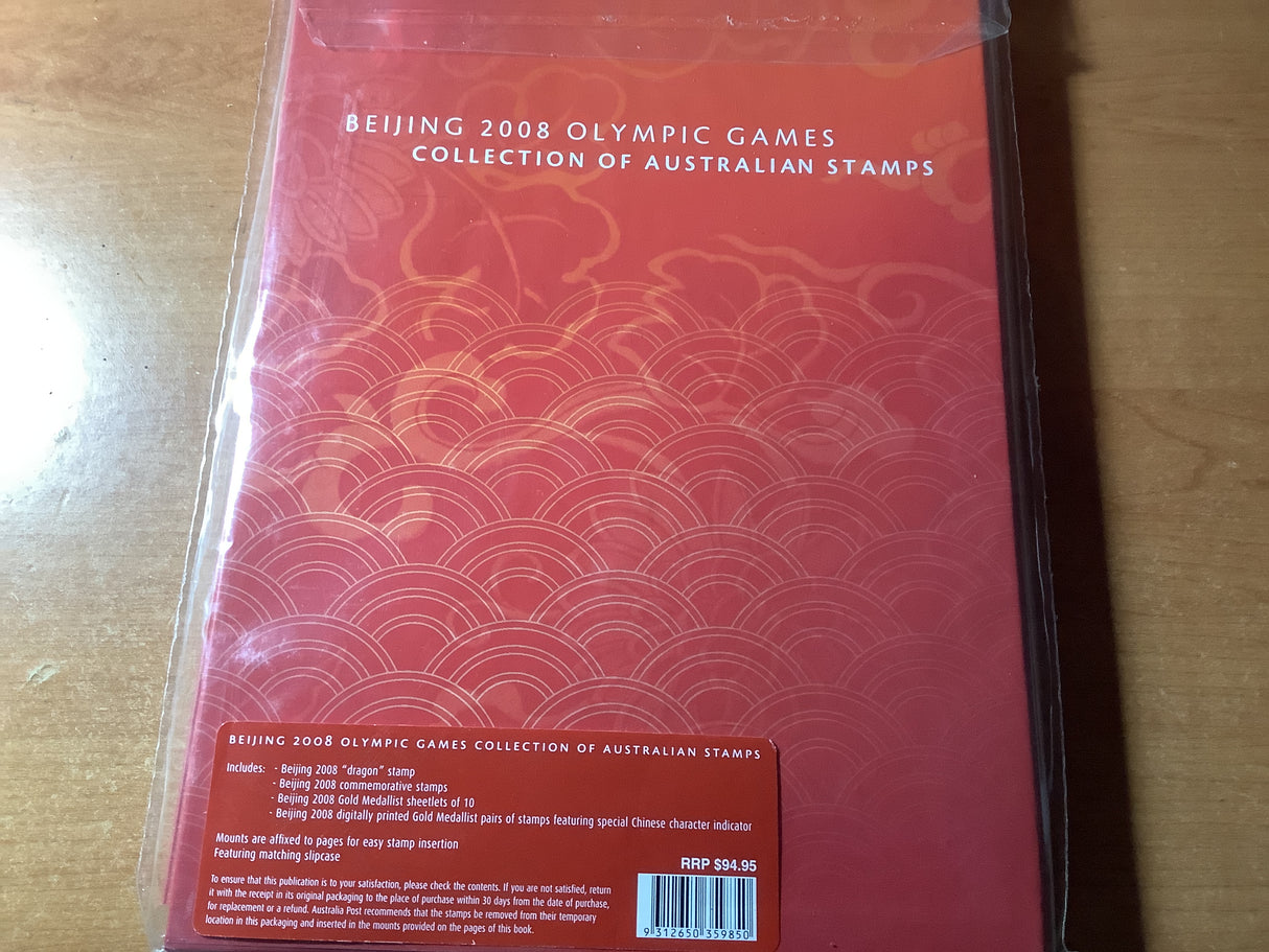 2008 bejing olympic games collection of Australian stamps