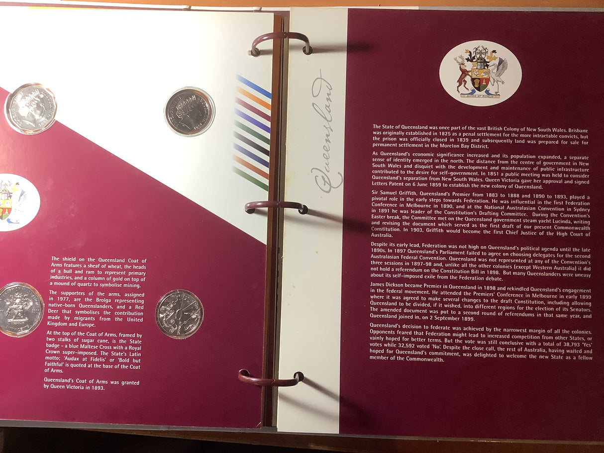 2001 States and Territories 20 Coin Uncirculated Collection.