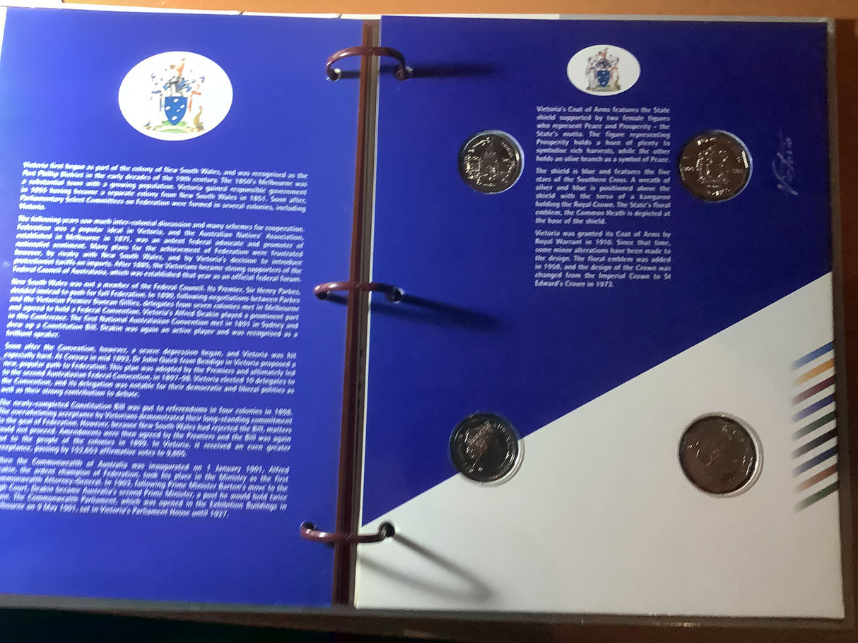 2001 States and Territories 20 Coin Uncirculated Collection.