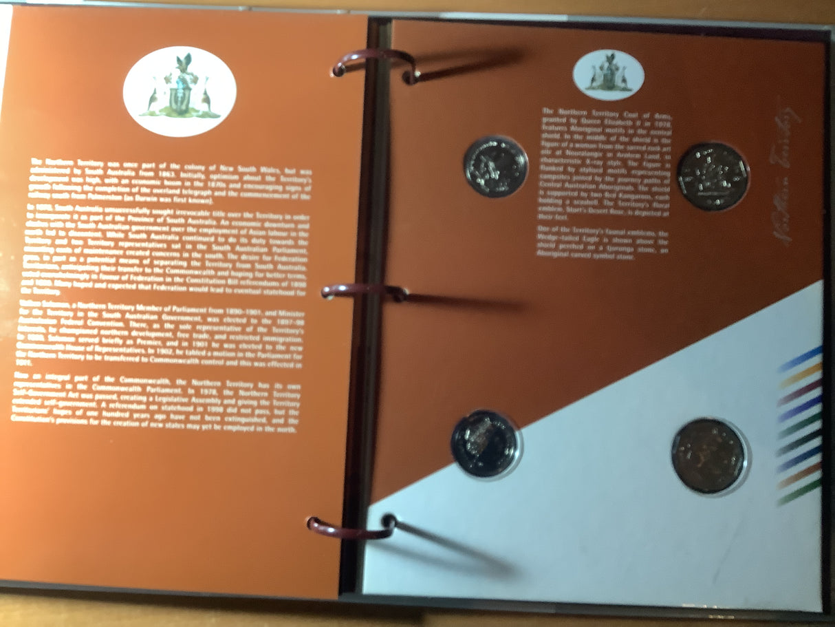 2001 States and Territories 20 Coin Uncirculated Collection.