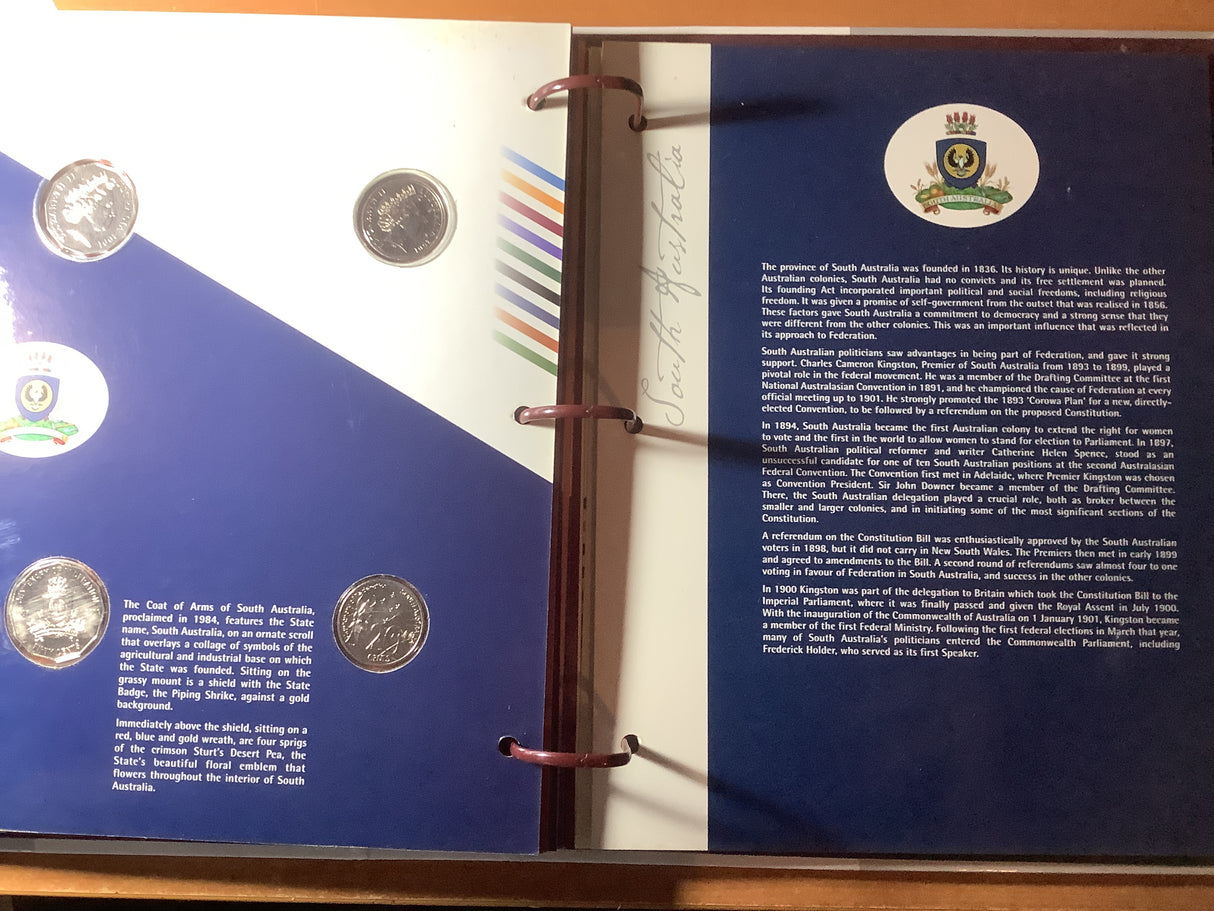 2001 States and Territories 20 Coin Uncirculated Collection.