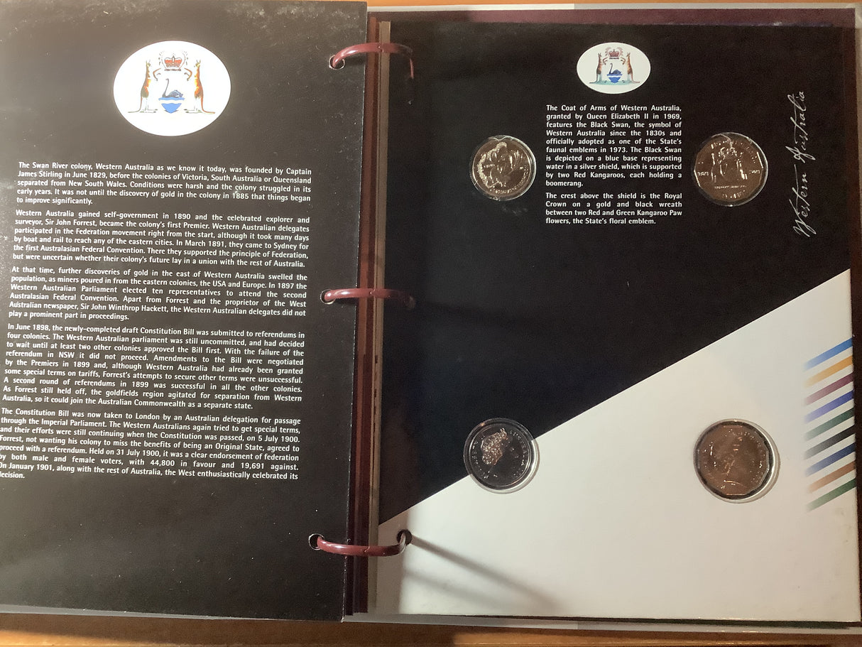 2001 States and Territories 20 Coin Uncirculated Collection.