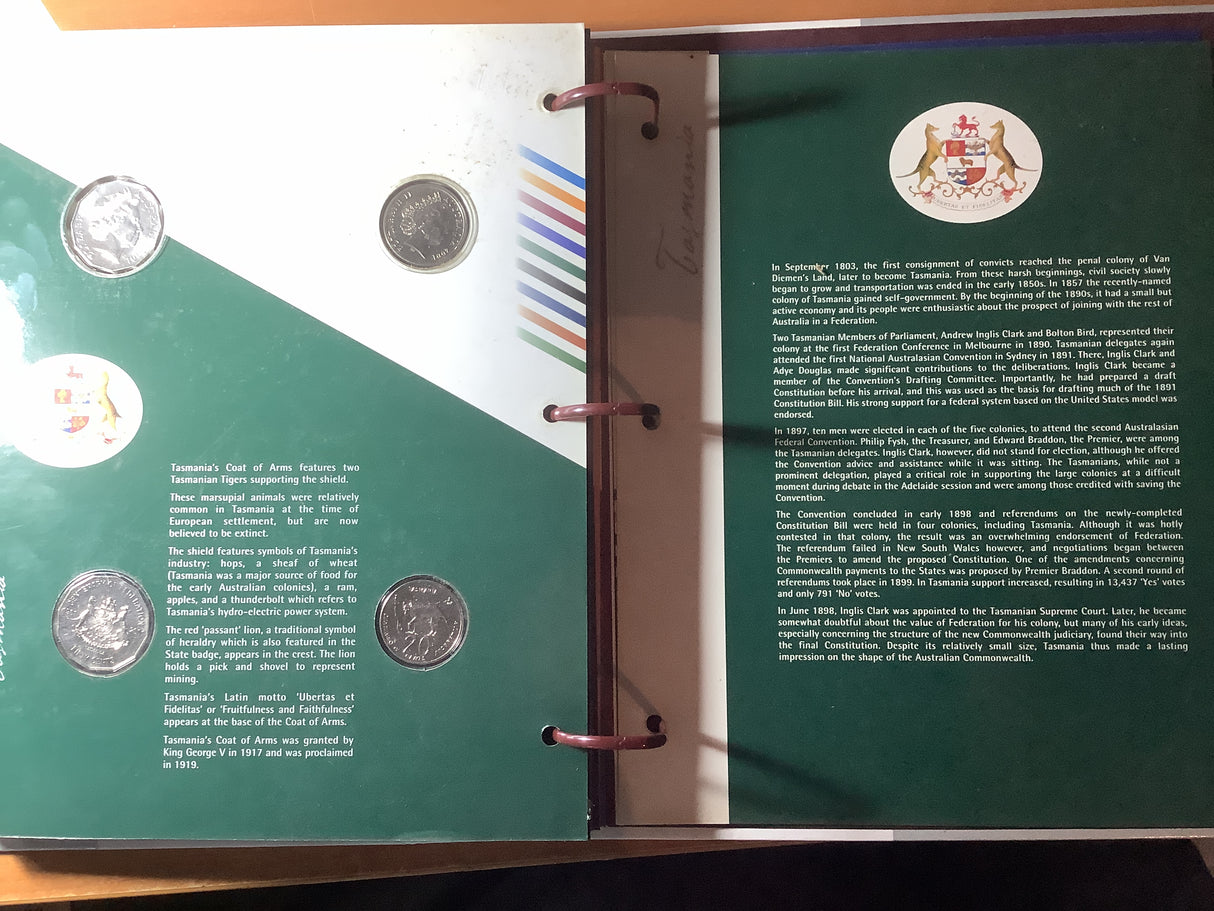 2001 States and Territories 20 Coin Uncirculated Collection.