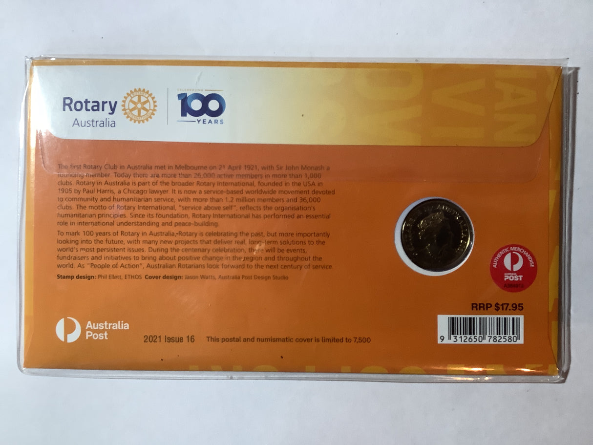 2021 PNC Centenary of Rotary in Australia. ANDA Melbourne Release. 500 MADE.