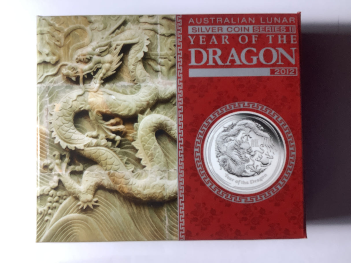 2012 Year of the Dragon 1oz Silver Proof Coin