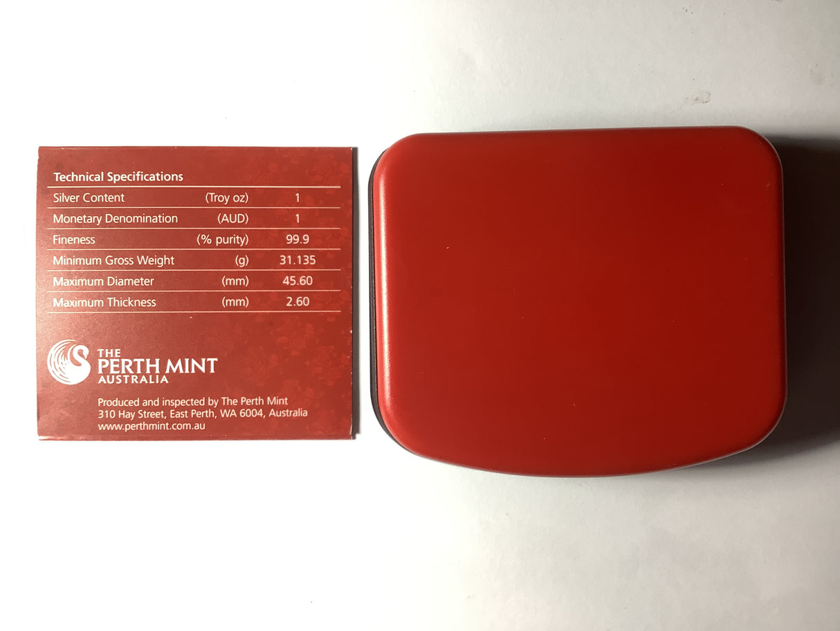 2012 Year of the Dragon 1oz Silver Proof Coin