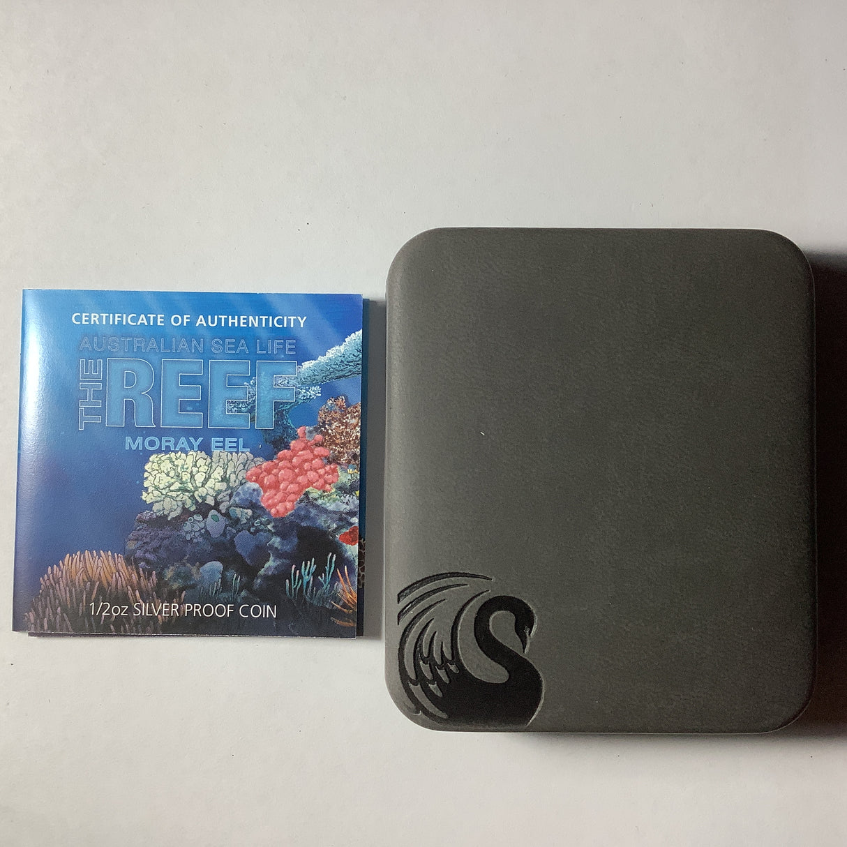 2010 Australian Sea Life The Reef Moray Eel 1/2 ounce silver proof coin