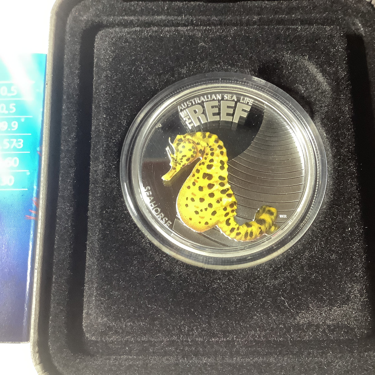 2010 Australian Sea Life Sea Horse 1/2 ounce silver proof coin
