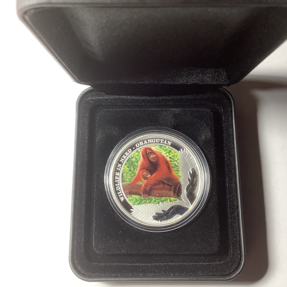 2011 Wildlife in need Orangutan 1 Ounce Silver Proof Coin