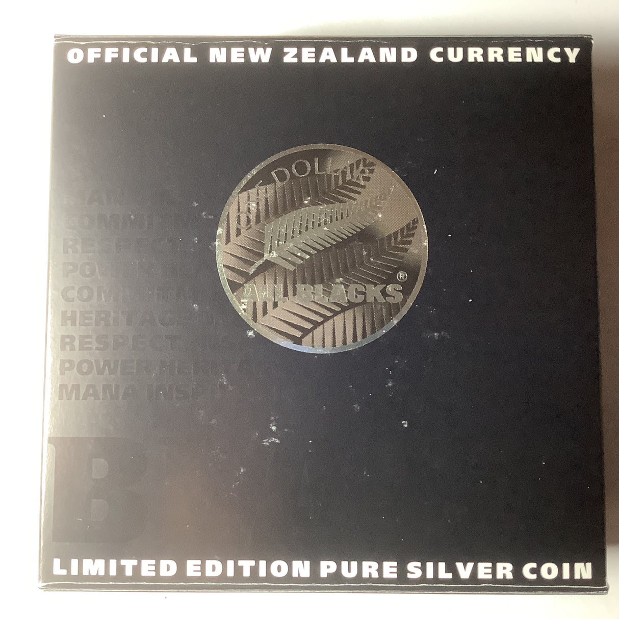 2011 New Zealand 1-ounce silver coin All Blacks