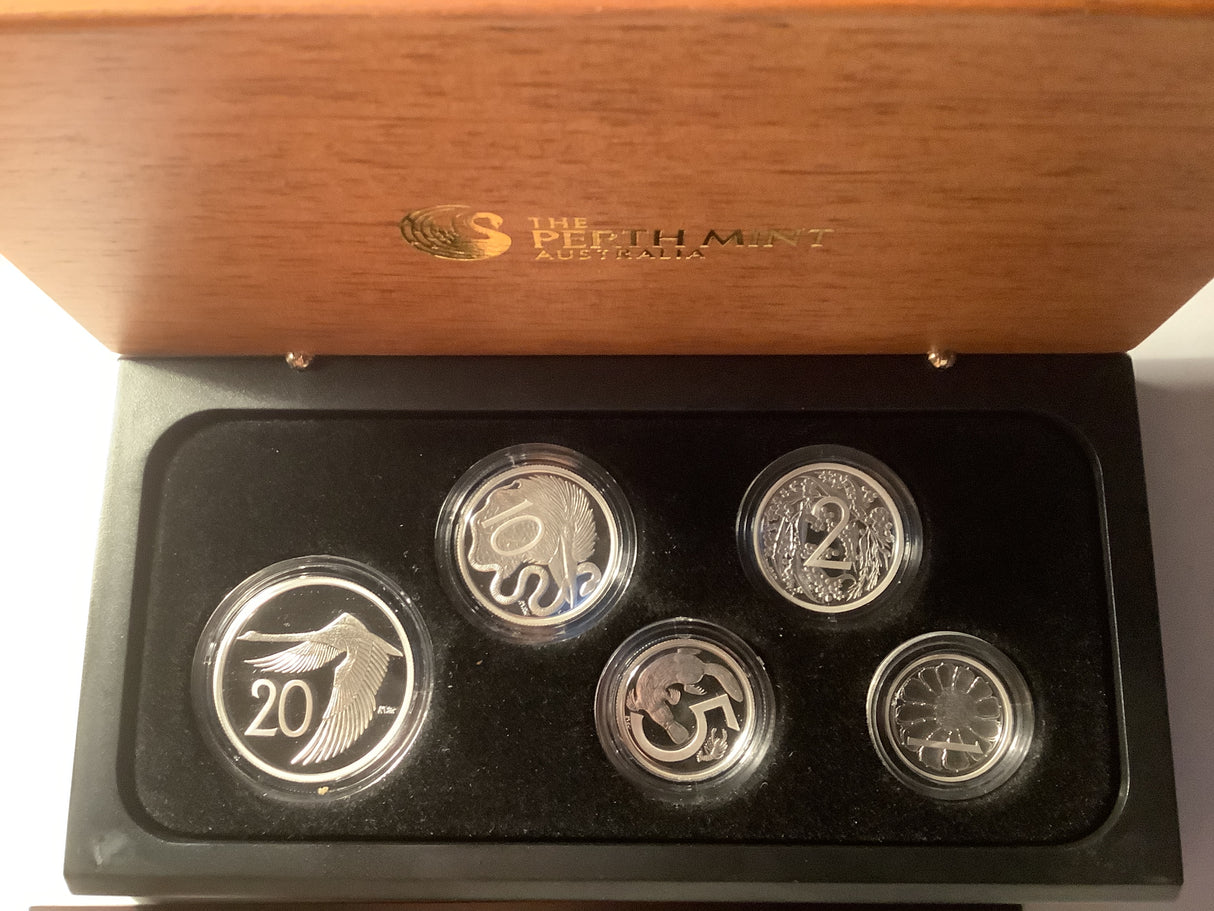 2009 1966 Australian Decimal Silver Pattern Set