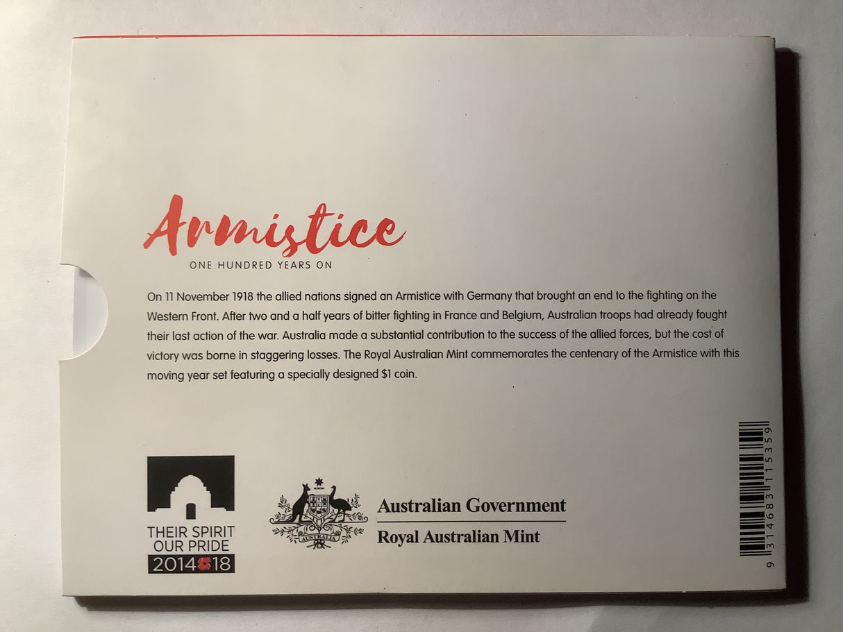 2018 Uncirculated Set Armistice.