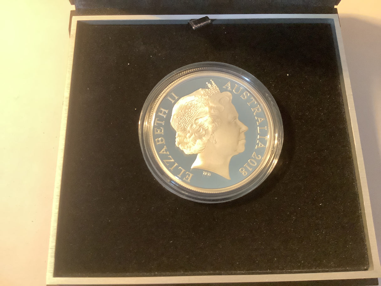2018 $5 1 ounce Silver Proof Coin. Sir John Monash.