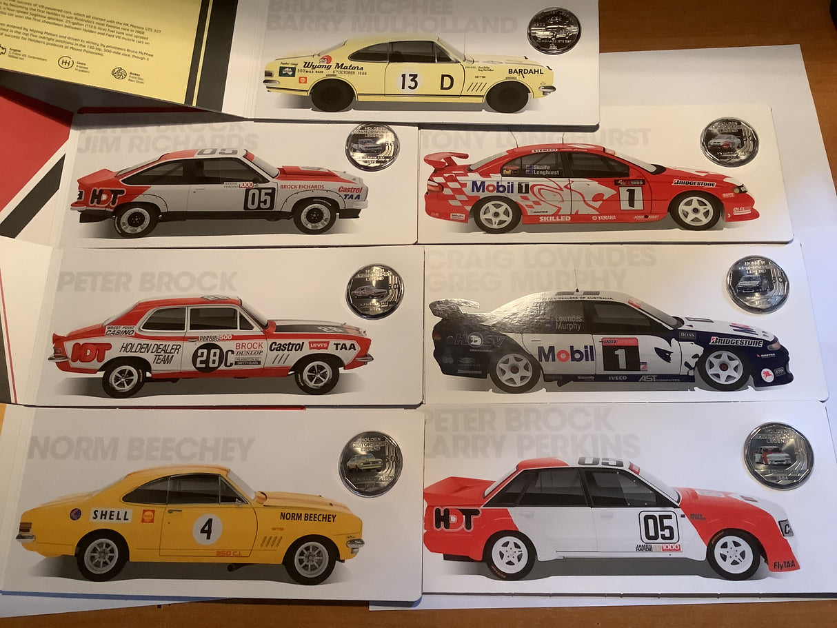 2018 Holden High Octane 7 Coin Set.