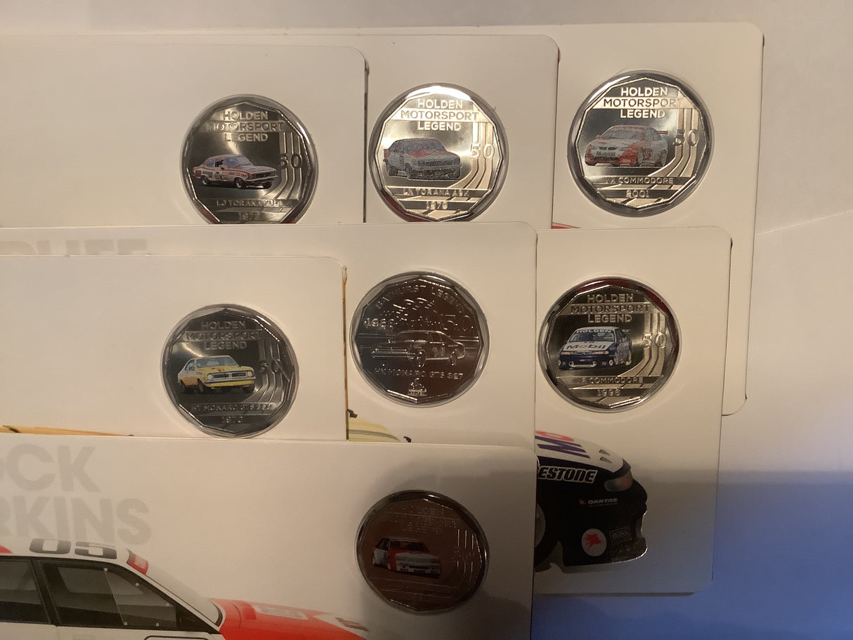2018 Holden High Octane 7 Coin Set.