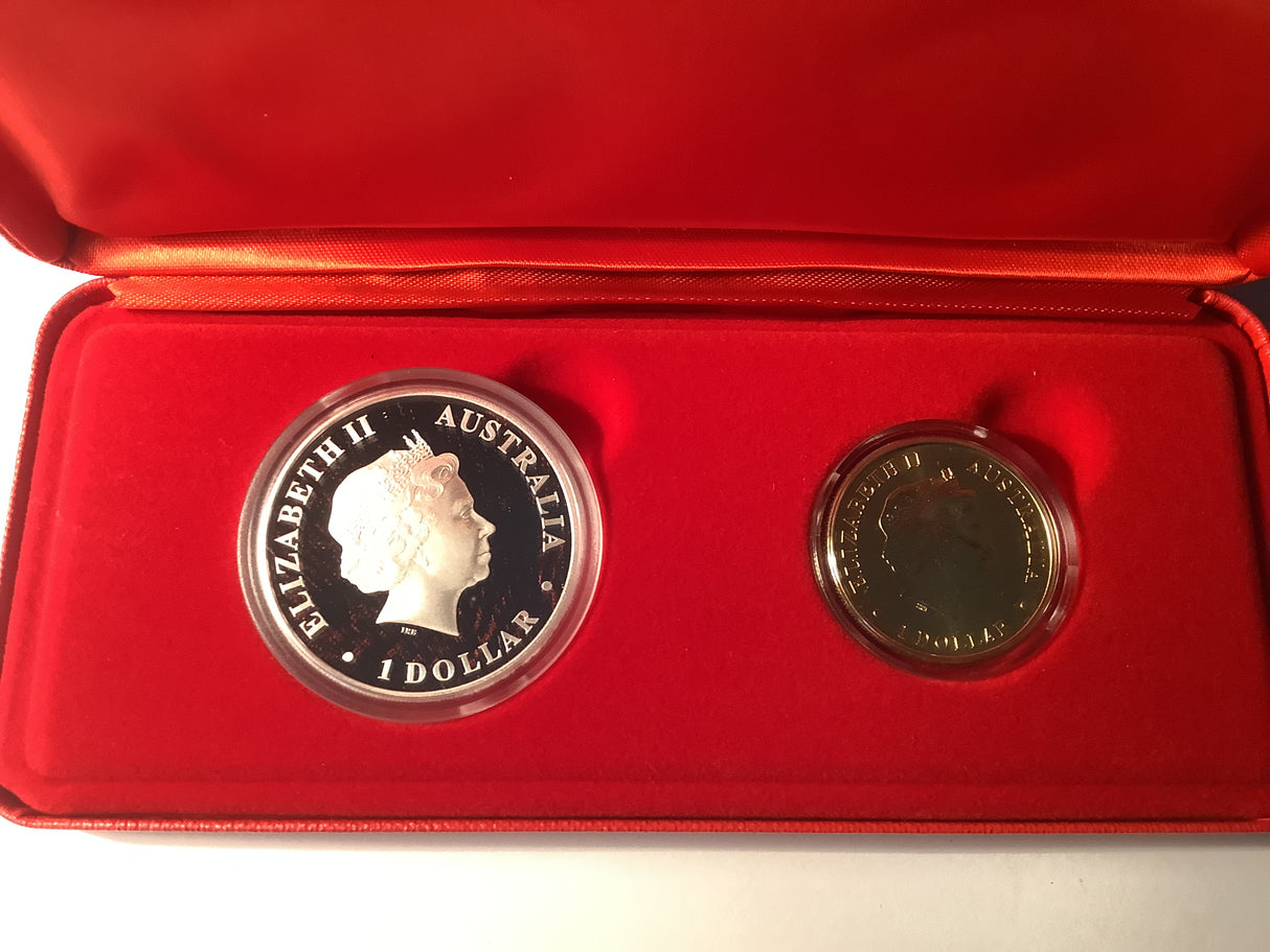 2008 World Money Fair Coin Show Special. Two Coin Set World Youth Day.