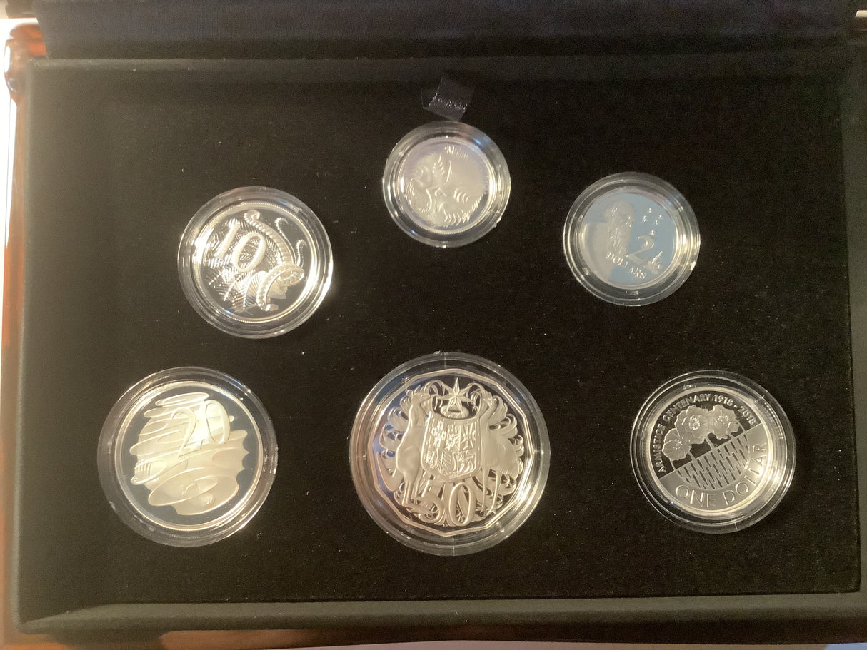 2018 Armistice One Hundred Years on Fine Silver Proof Set.
